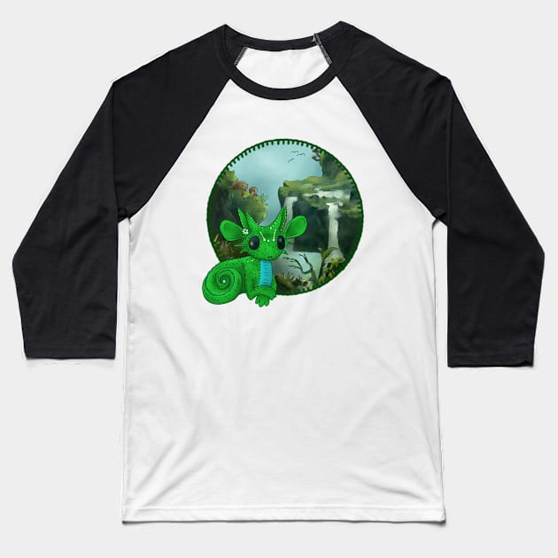 Niedlicher Drache Baseball T-Shirt by Blumchen